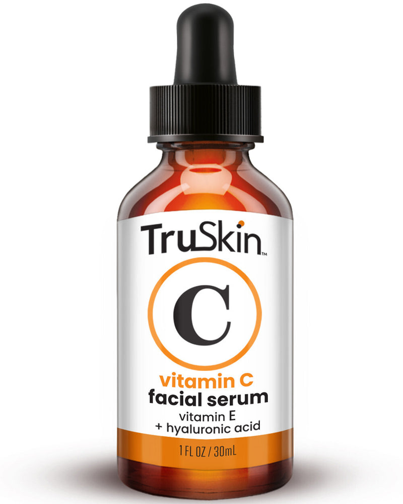 Truskin Vitamin C Facial Serum with Vitamin E + Hyaluronic Acid ( 3 x 1 oz   )/ (3 x 30 ml)