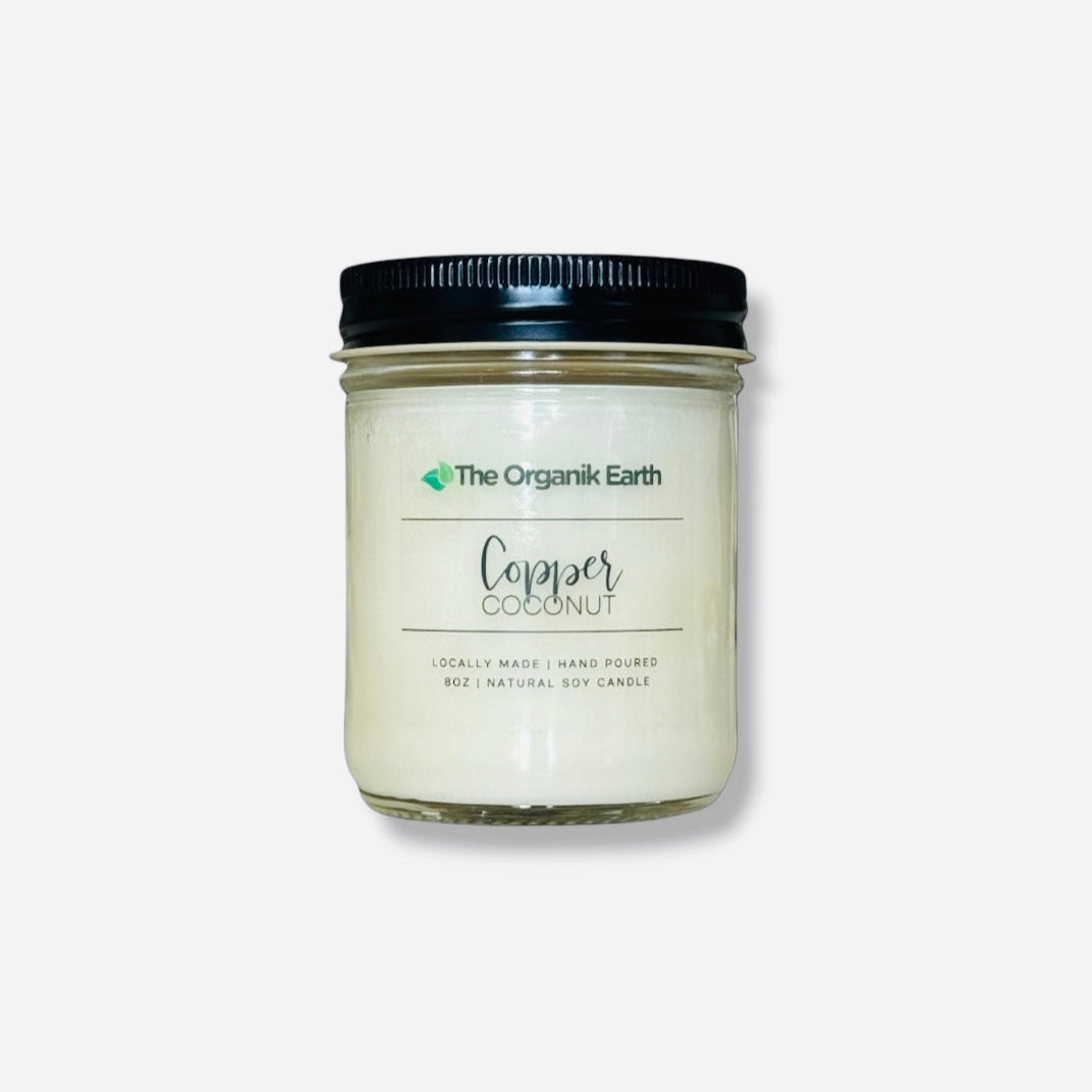 Copper Coconut Candle