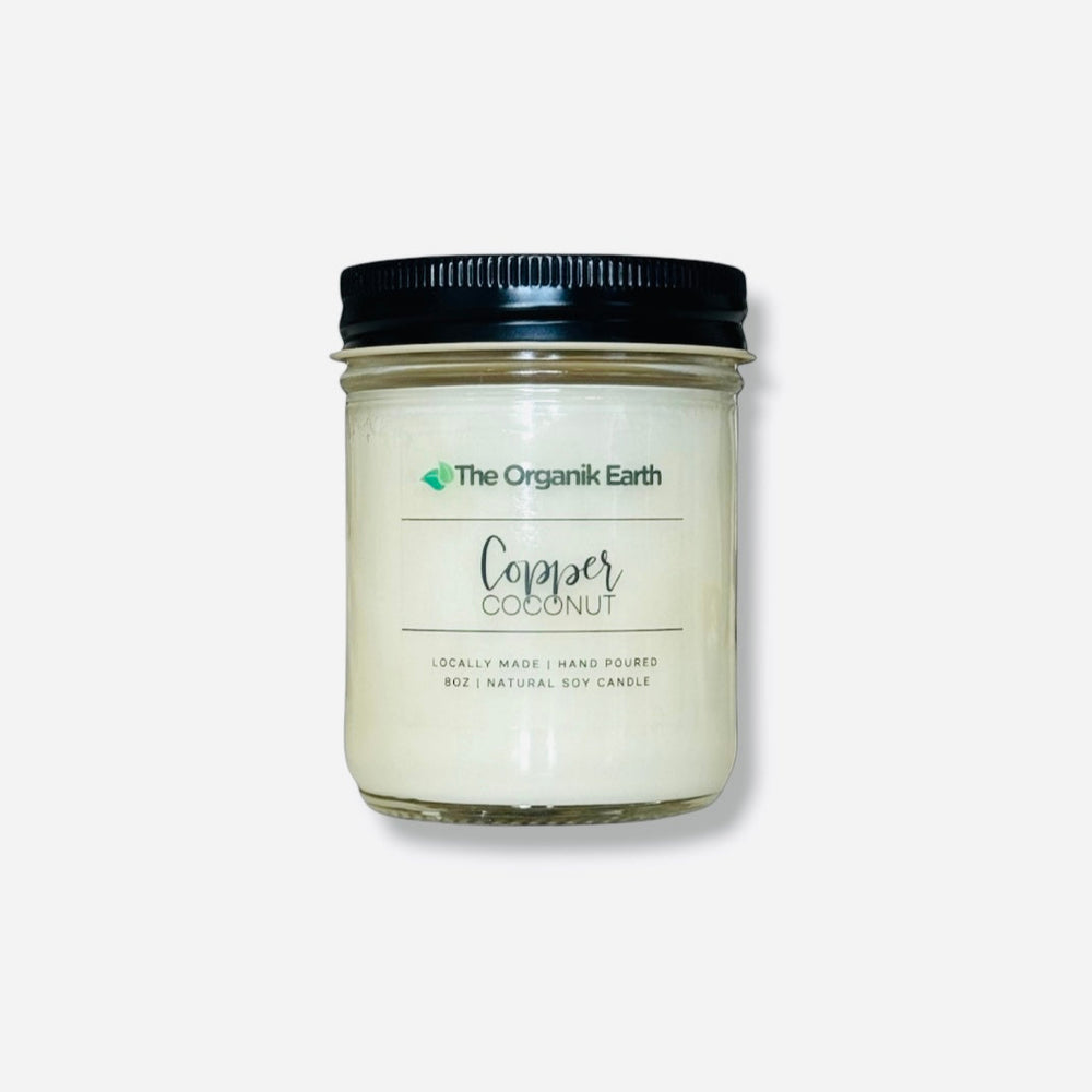 Copper Coconut Candle