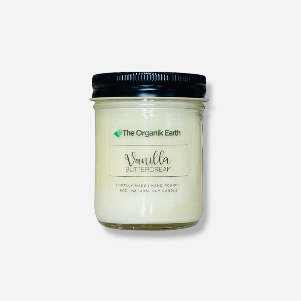 Vanilla Buttercream Candle