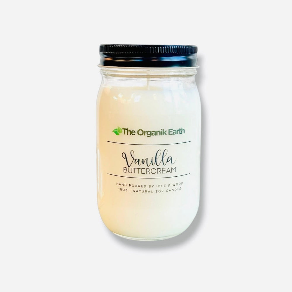 Vanilla Buttercream Candle