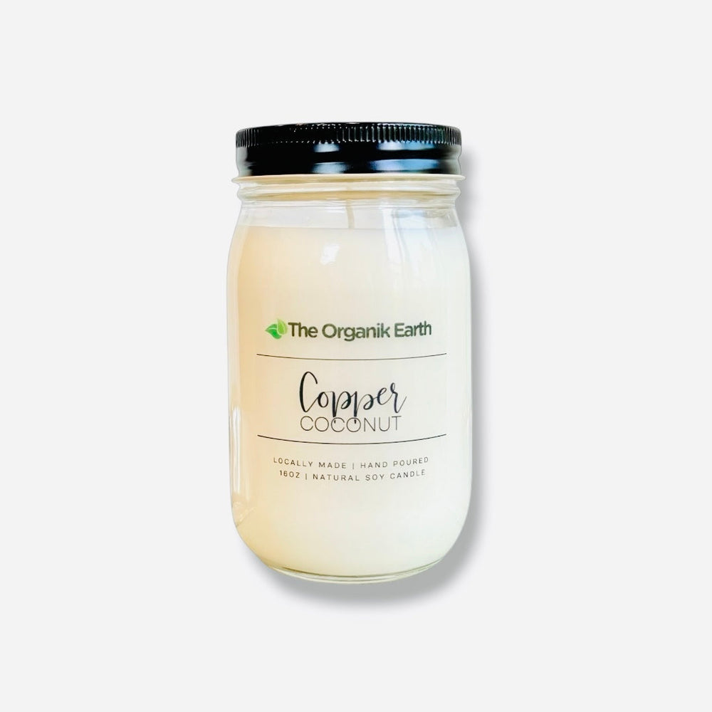 Copper Coconut Candle